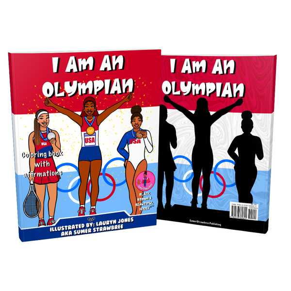 I Am An Olympian Coloring Book with POSITIVE Affirmations