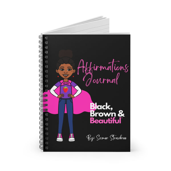 Affirmations Journal: Black, Brown and Beautiful