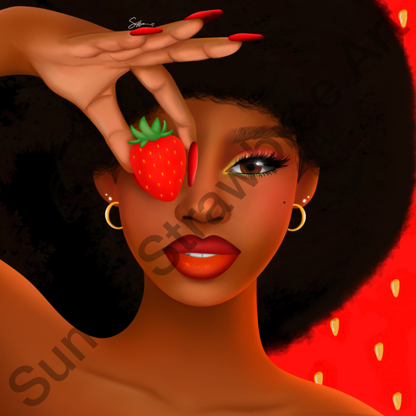 Berry Blush - Canvas Print