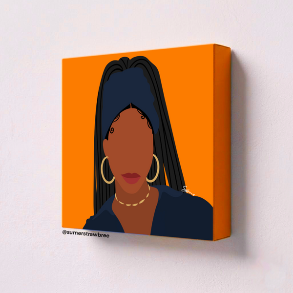 Boho Girlie - Canvas Print