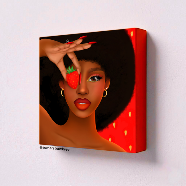 Berry Blush - Canvas Print