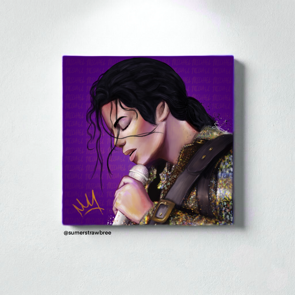 The King of Pop - Michael Jackson Canvas Print