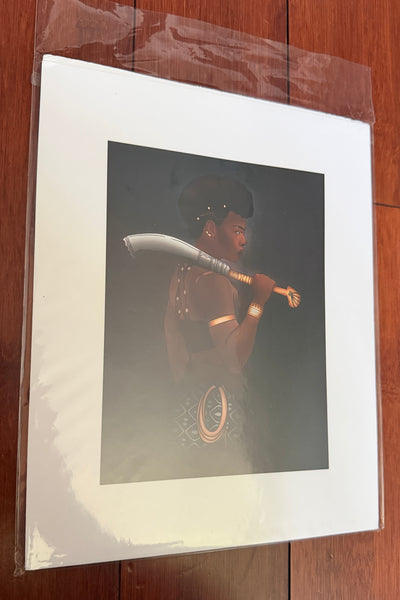 Nanisca from The Woman King - Art Print