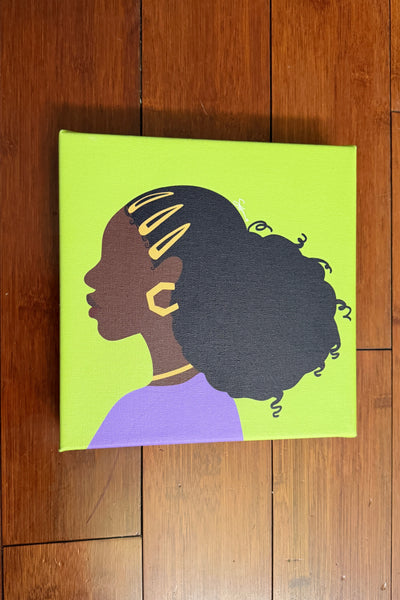 Clips N Slick Girlie - Canvas Print