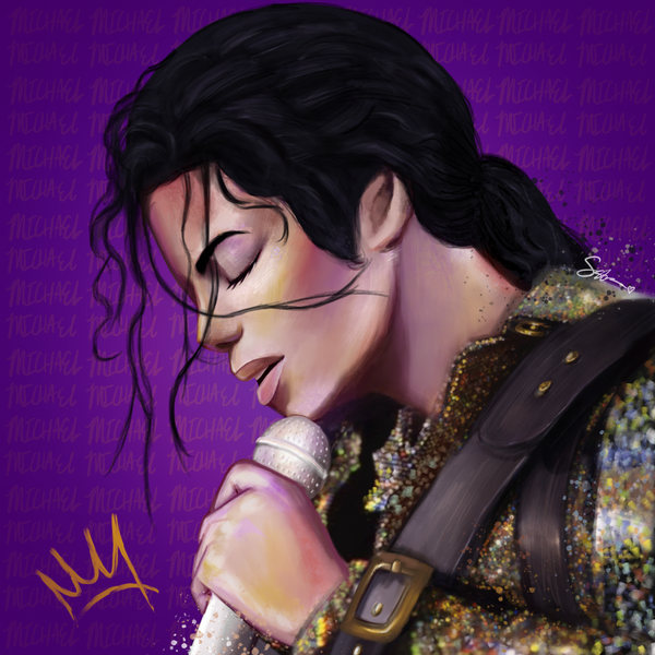 The King of Pop - Michael Jackson Canvas Print